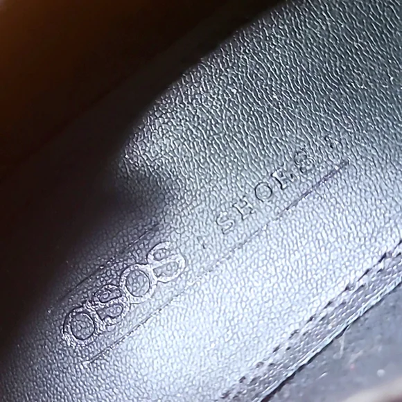 Asos Black Faux Leather Brogues - Picture 10 of 12